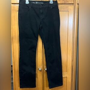 Simply Vera Vera Wang Charcoal Straight Leg Jeans women’s size 10
